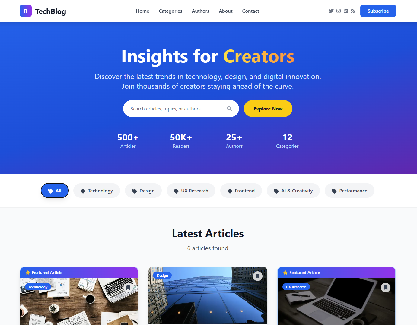 Technology Startup